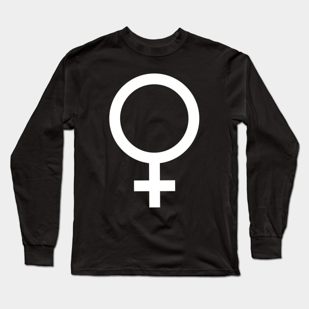 female <3 Long Sleeve T-Shirt by elywick